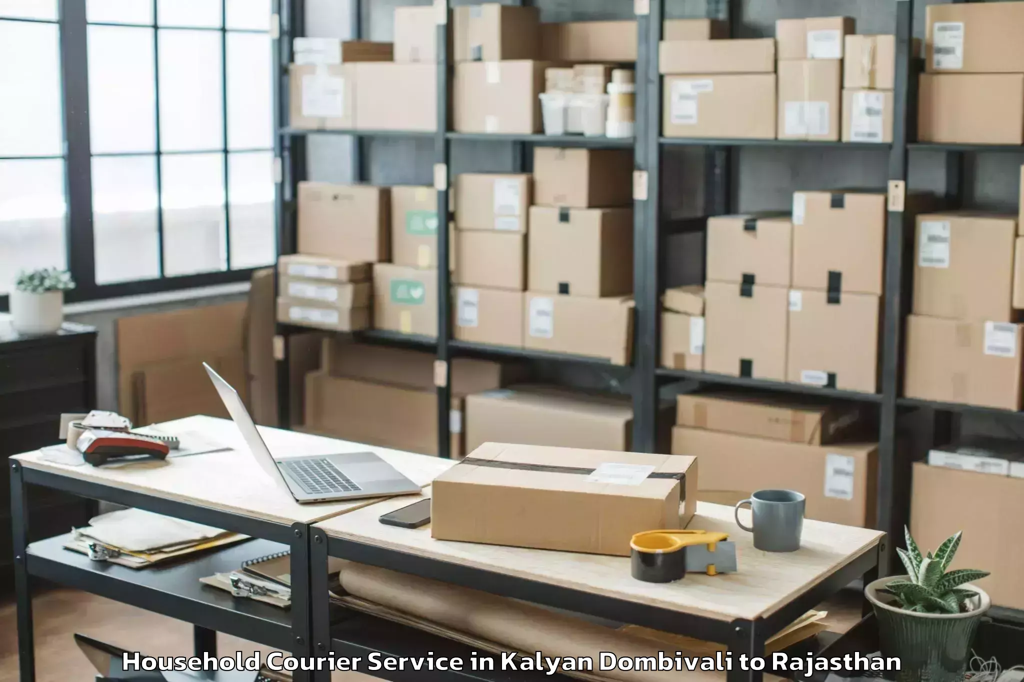 Reliable Kalyan Dombivali to Khajuwala Household Courier